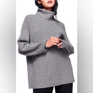 Free People Tunic Turtleneck Sweater